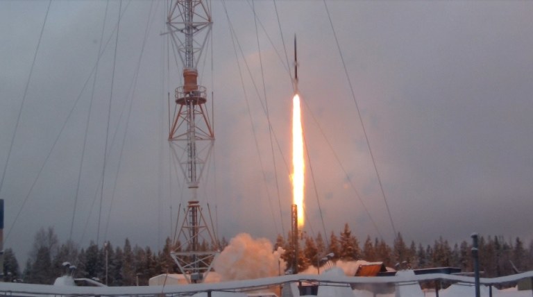 Launch of MAPHEUS-3 on 25 November 2012