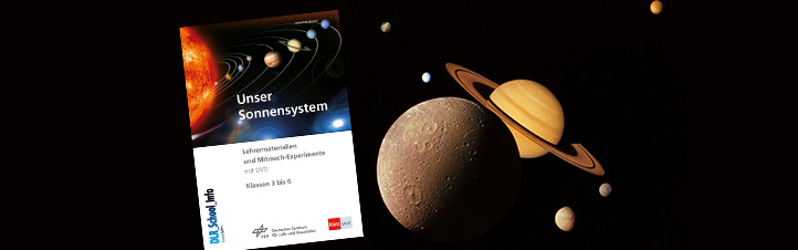 „Unser Sonnensystem“ – spannende Infos und Mitmach-Experimente ab der 3. Jahrgangsstufe.  