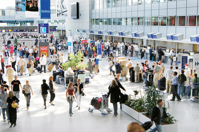 Die Anzahl der Fluggäste in Deutschland hat sich seit 1992 mehr als verdoppelt. 
Bild: Fraport
