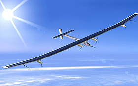 Das Solarflugzeug hat über 11.000 Solarzellen auf den Tragflächen. Bild: Solar Impulse