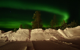 Polarlichter über dem Norden Schwedens – Impressionen aus Kiruna. Bild: DLR
