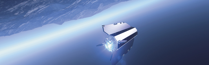 Satelliten untersuchen mit ihren Sensoren die Erde. Bild: ESA