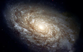 Das Foto zeigt zwar eine andere Galaxie, doch so ungefähr dürfte auch unsere Milchstraße aussehen. Bild: NASA, ESA, STScI