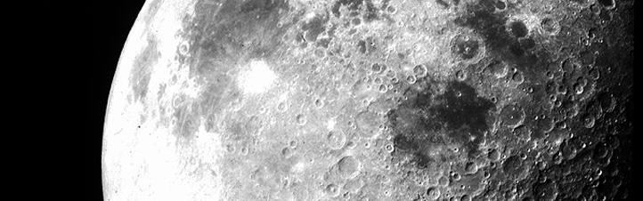Der Mond, gesehen von den Astronauten der Mission Apollo 12.Bild: NASA
