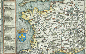 Die Landkarten wurden im Laufe der Zeit immer genauer. Das Bild zeigt eine alte Karte von Frankreich. Bild: Photos.com