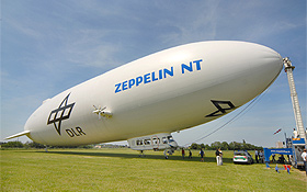 Zur Verkehrsbeobachtung aus der Luft wird bei Mega-Events auch ein Zeppelin eingesetzt. Bild: DLR