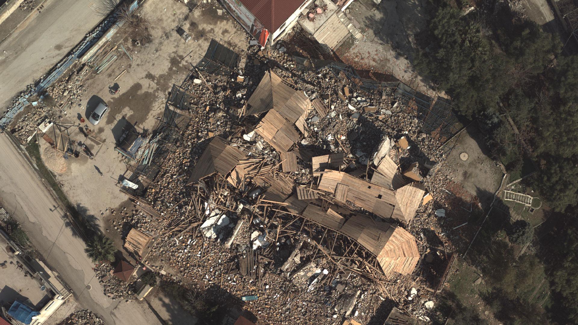 Aufnahme der Drohnenflüge vor Ort