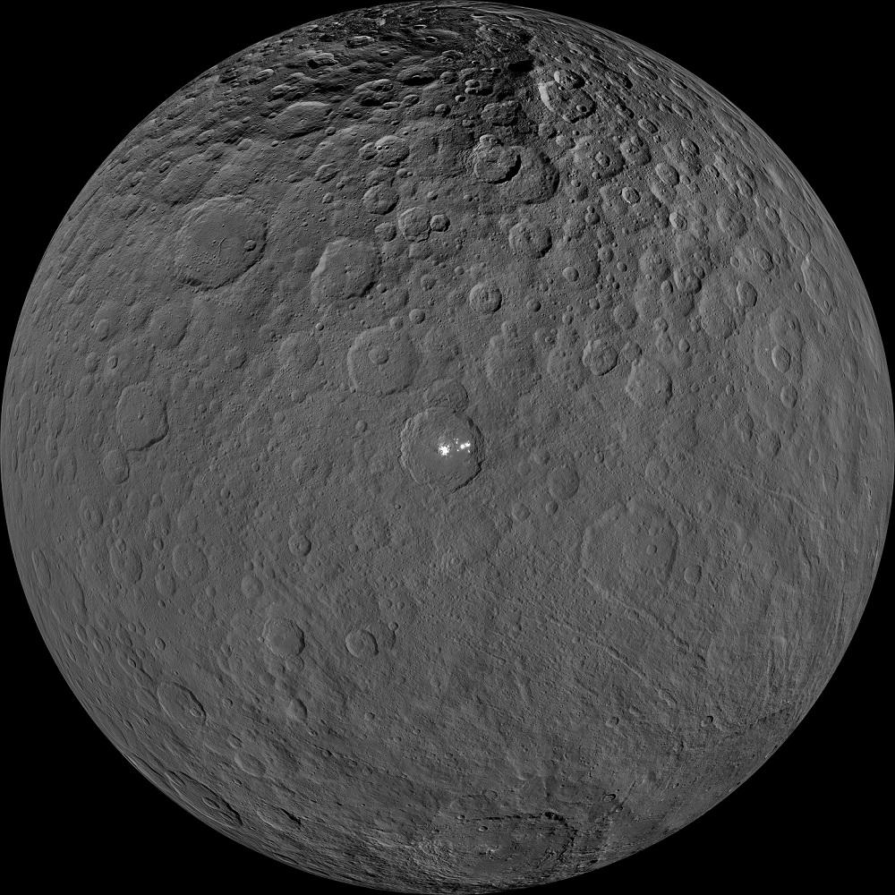 Aufnahme von Dawn des Zwergplaneten Ceres