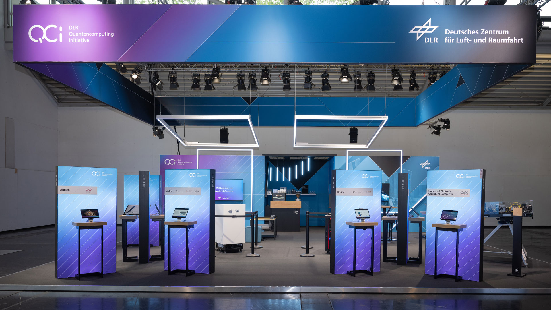 Die DLR Quantencomputing-Initiative und Projekte aus dem DLR präsentieren sich bei der World of Quantum in München