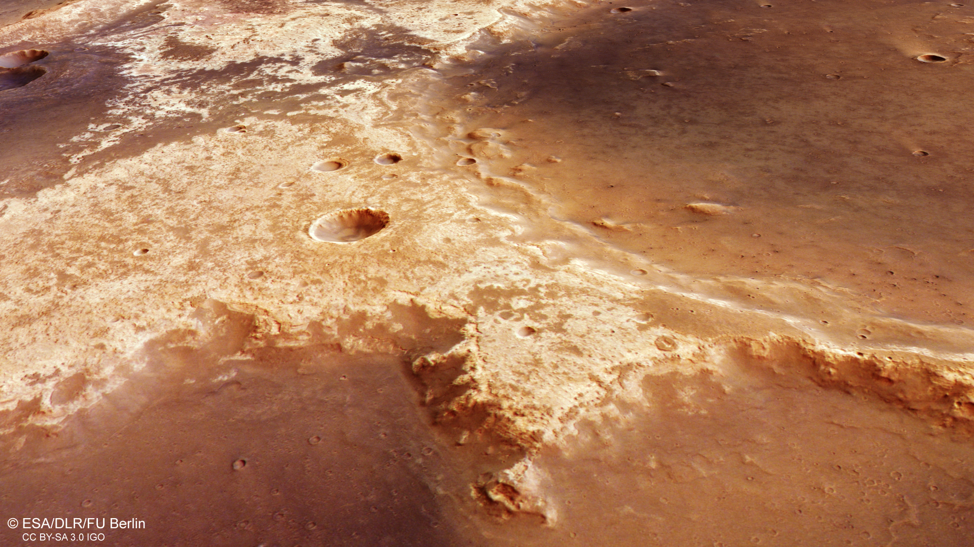 Tonminerale in der Region Mawrth Vallis