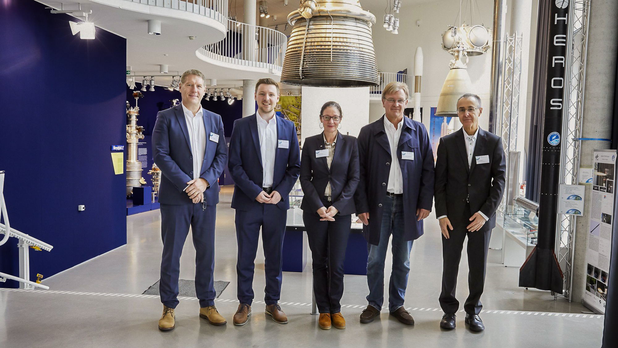 MdB Kevin Leiser zu Besuch beim DLR Lampoldshausen