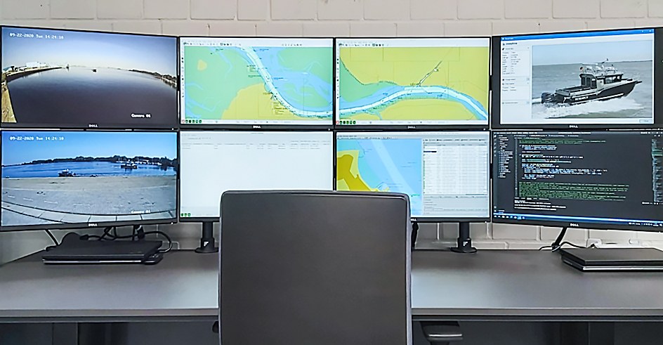 Monitore des Verkehrslage-Analysesystems VeLAS