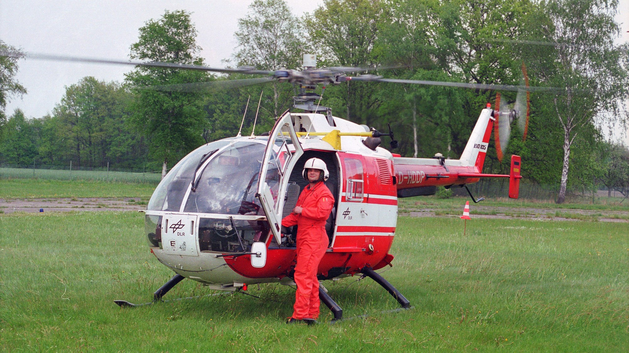 Foto aus dem Jahr 1996 – Flugeigenschaftsuntersuchungen in Celle