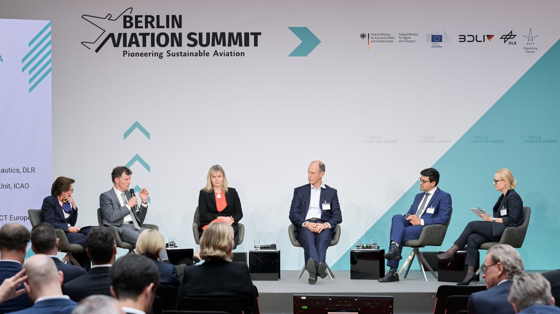 Plenumsdiskussion beim Berlin Aviation Summit 2024