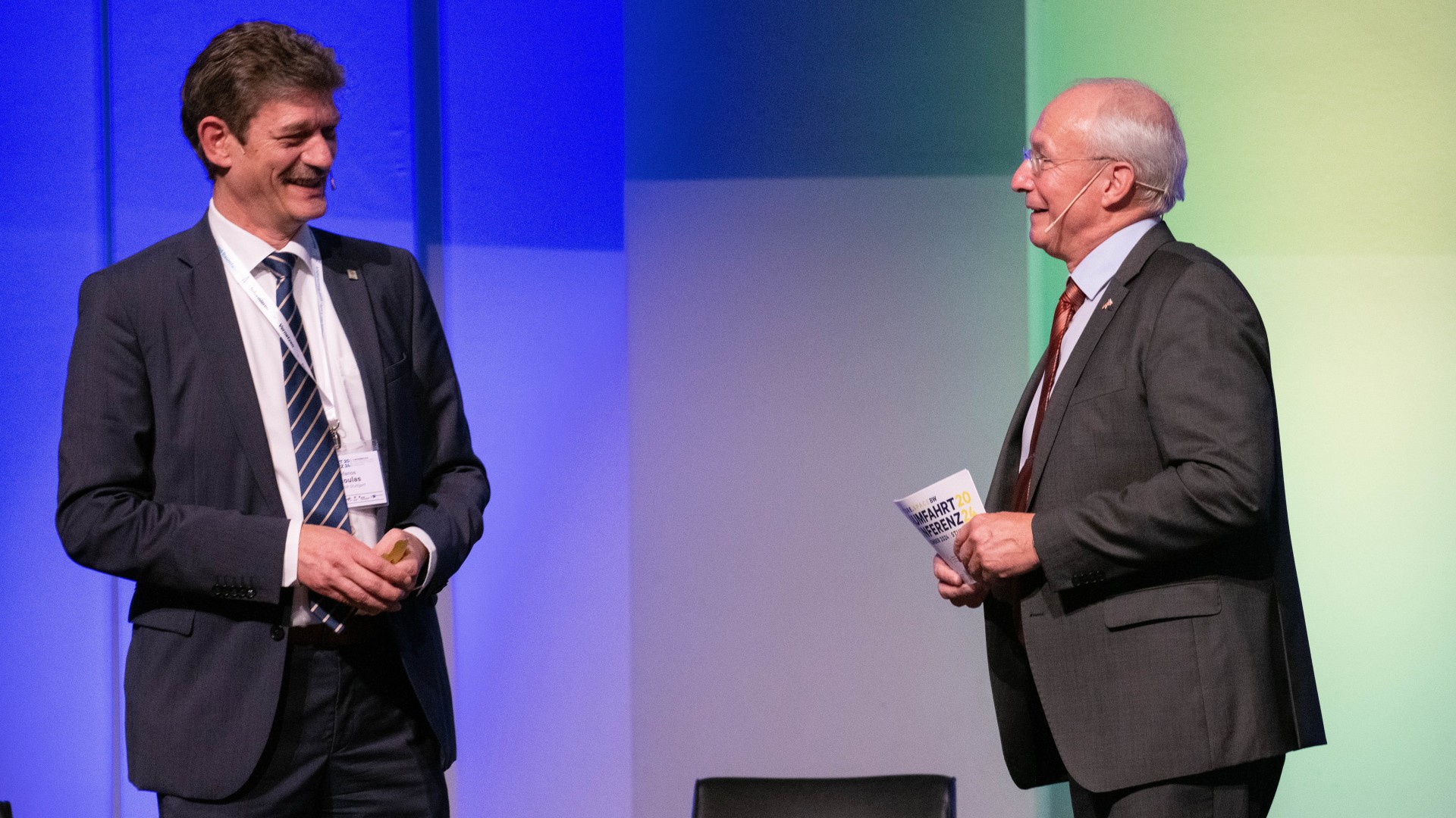 Konferenzeröffnung mit Prof. Stefanos Fasoulas und Prof. Heinz Voggenreiter