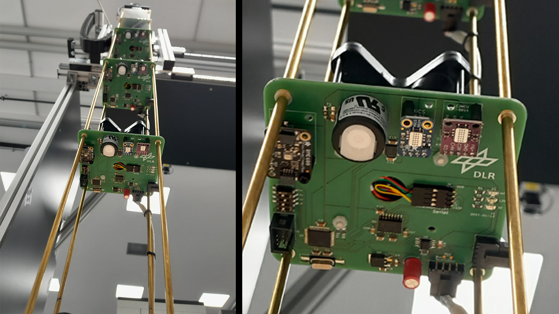 Aufnahme einer Sensoreneinheit des 3D-Scanners