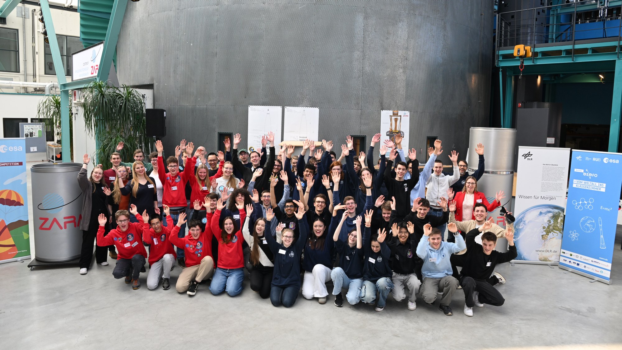 Gruppenbild der CanSat-Teams in 2025