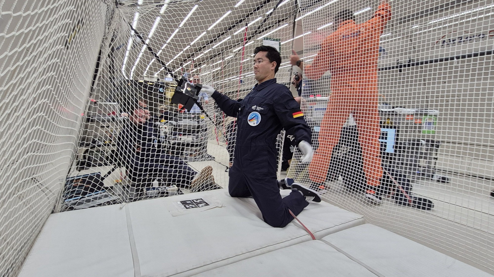 Experiment VEKTOR-FDA auf dem 45. DLR-Parabelflug