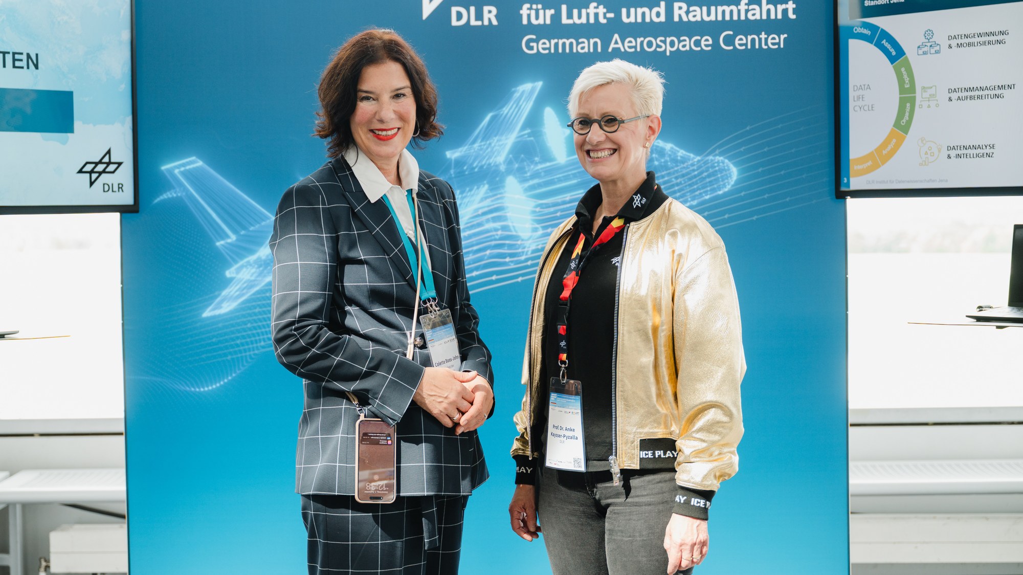 Thüringens Wirtschaftsministerin, Colette Boos-John, zu Gast am Messestand