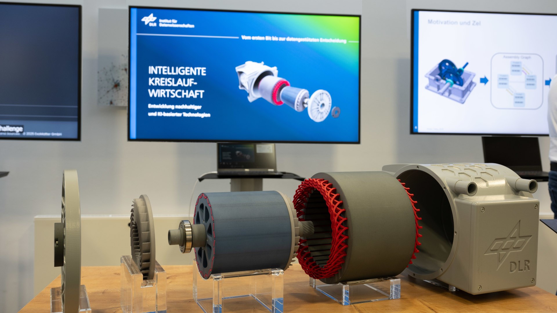 Bauteilmodelle eines Elektromotors