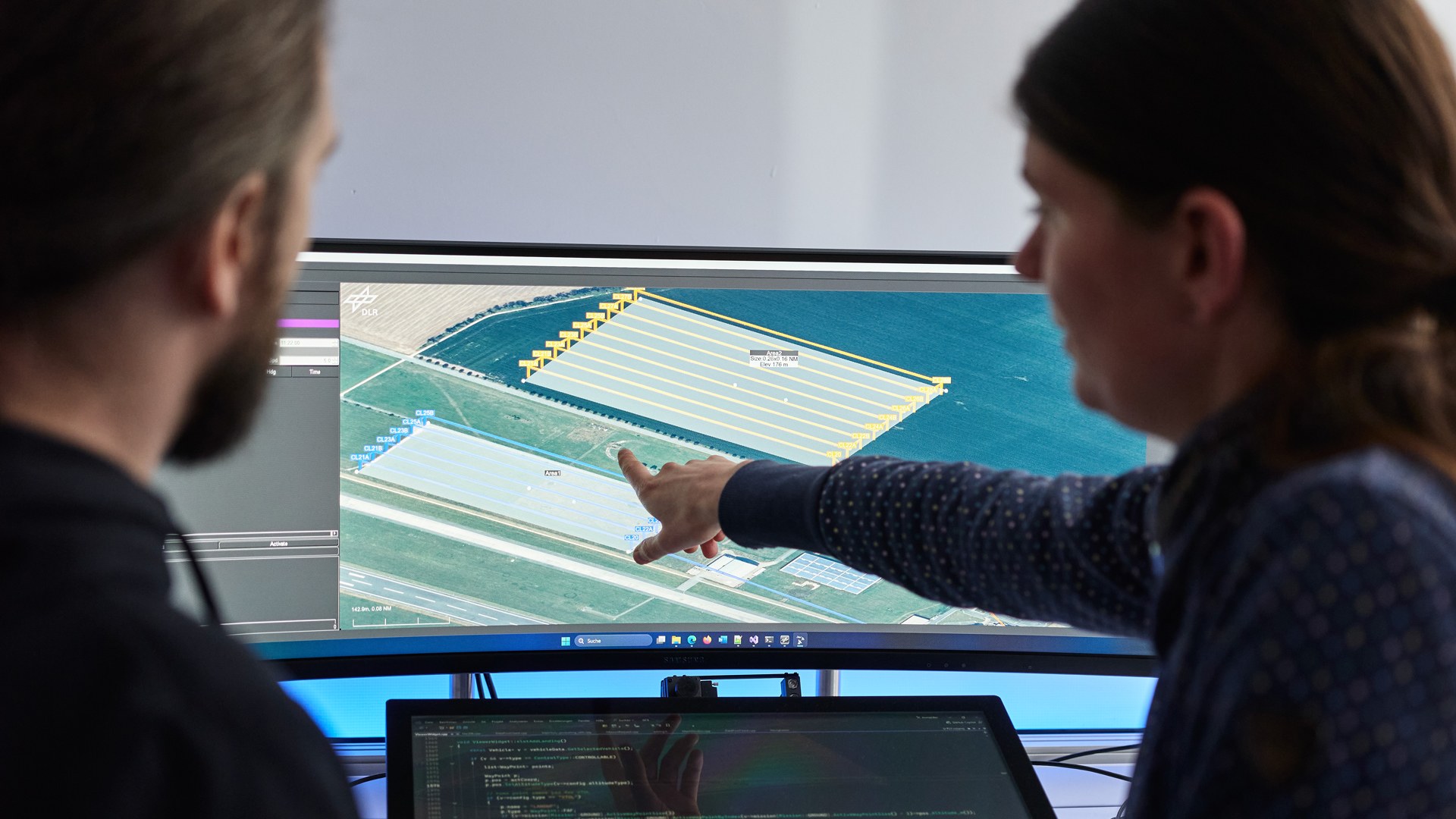 Foto: Entwicklung prototypischer U-Space-Dienste am DLR