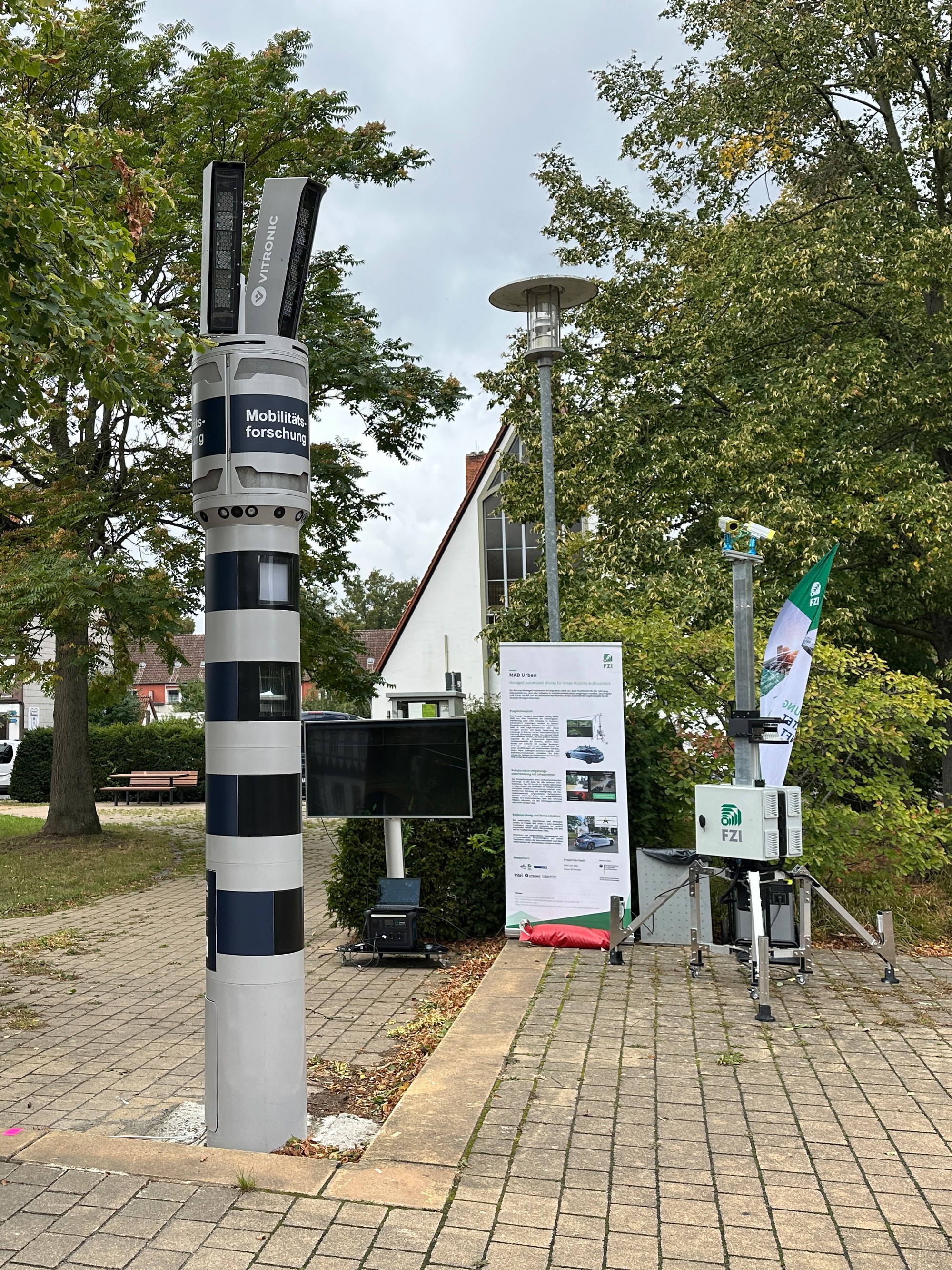 Sensorsäule im Projekt MAD Urban