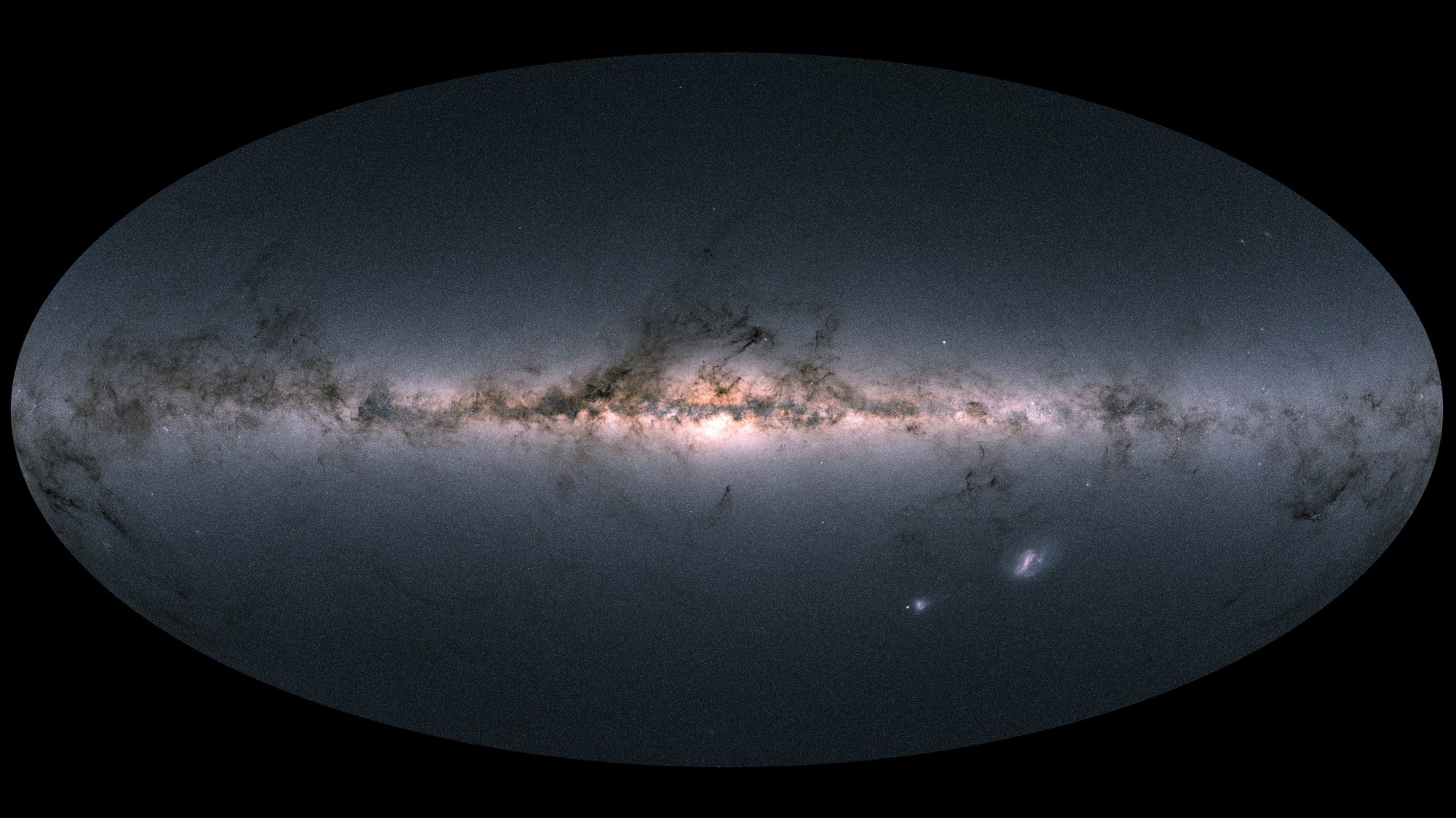 Unsere Milchstraße aus Sicht des Weltraumteleskops Gaia
