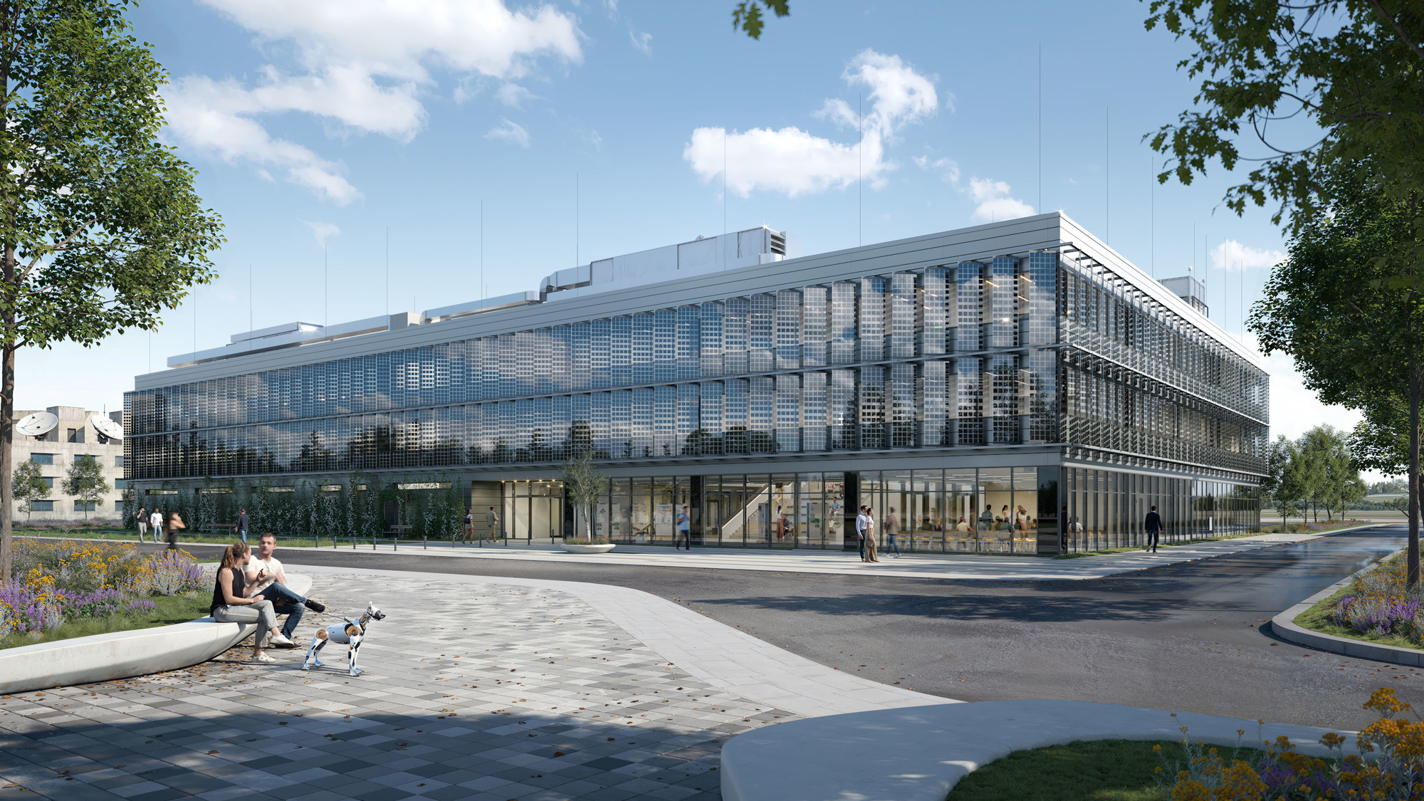 Ein Bild von dem DLR Galileo Kompetenzzentrum (künstlerische Darstellung)