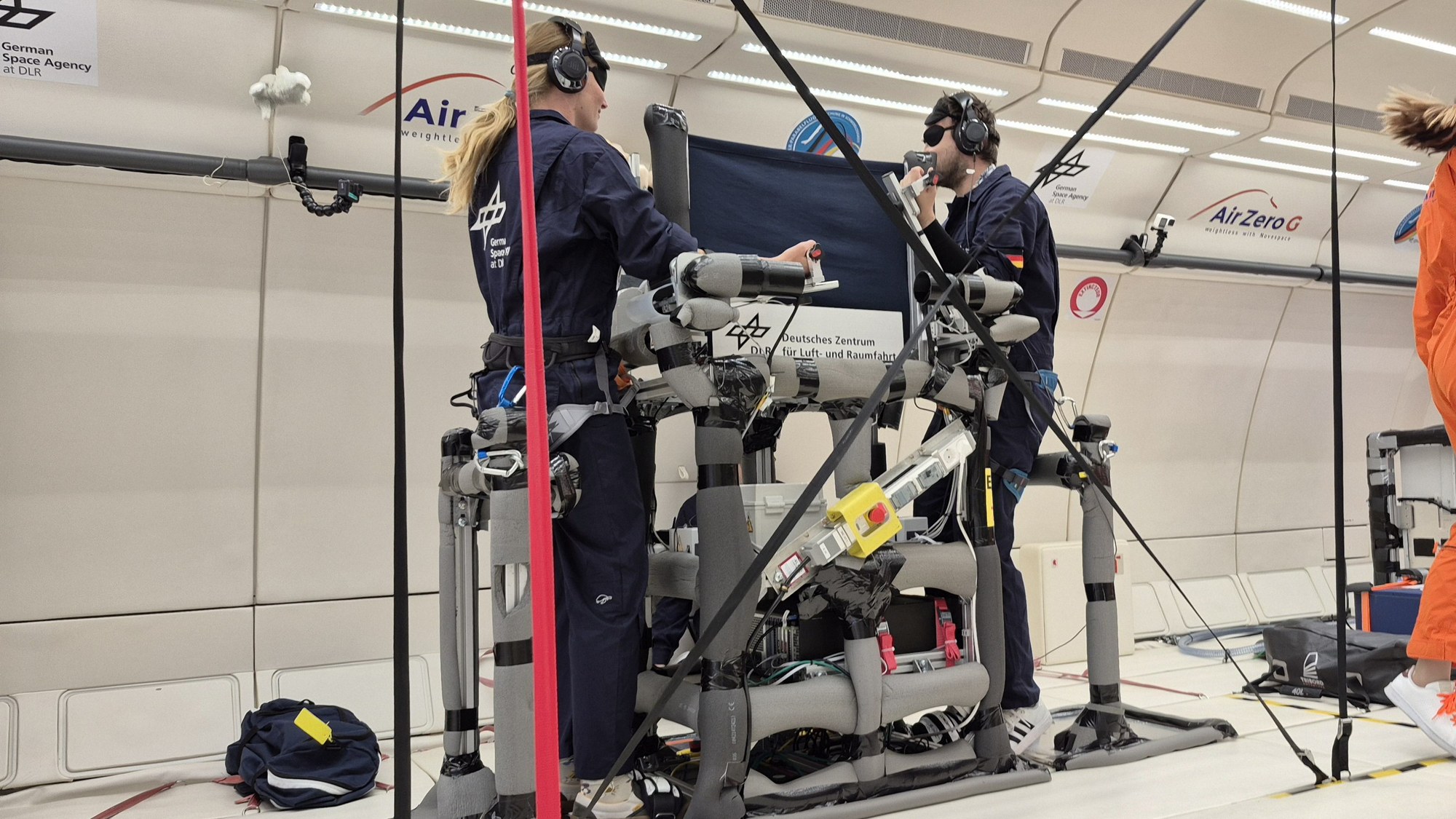 Experiment „Positionssinn unter veränderten Gravitationsbedingungen“ auf der 44. DLR-Parabelflugkampagne