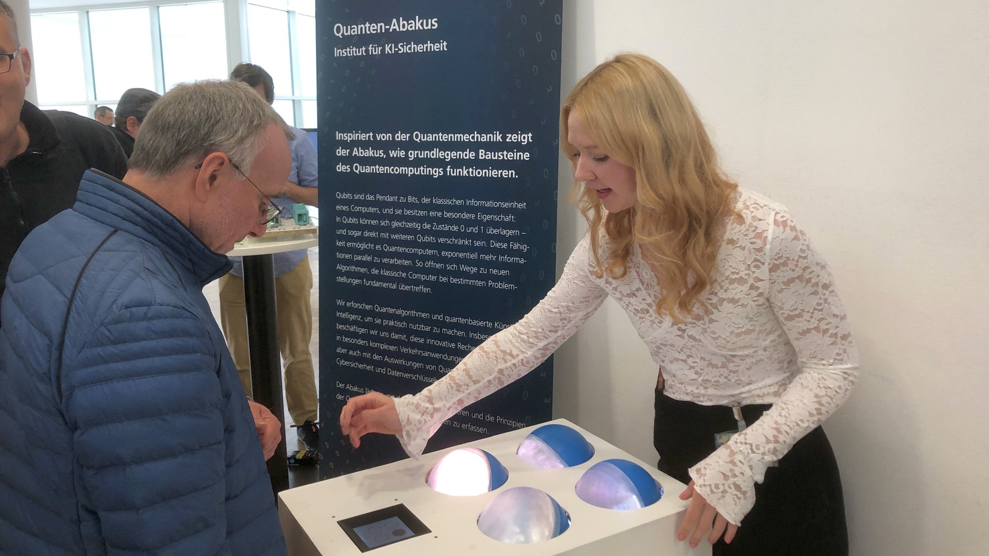 Quanten-Abakus beim DLR QUANTUM & SPACE DAY im Stadthaus Ulm