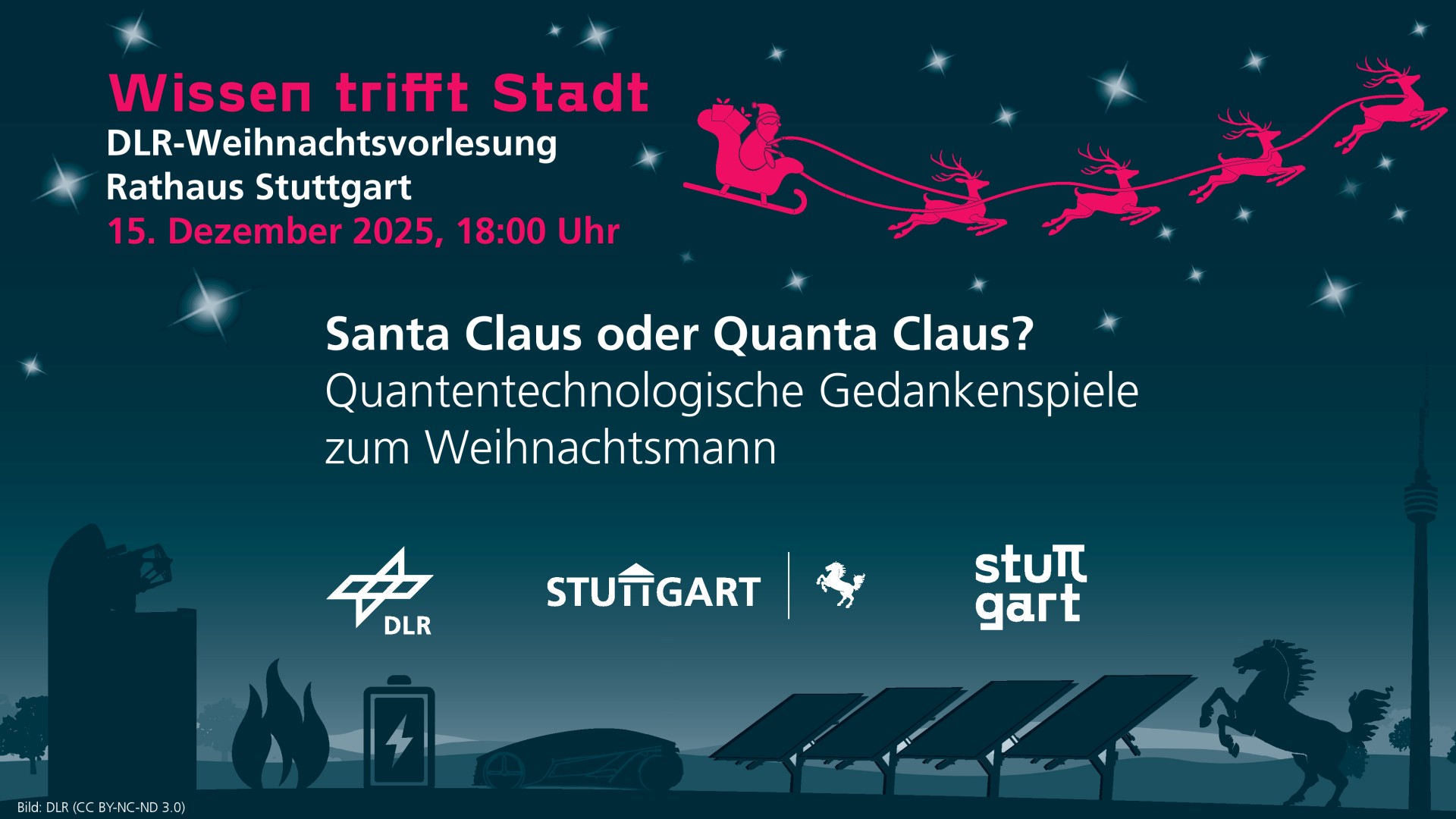 Einladungsbild zur DLR-Weihnachtsvorlesung 2025