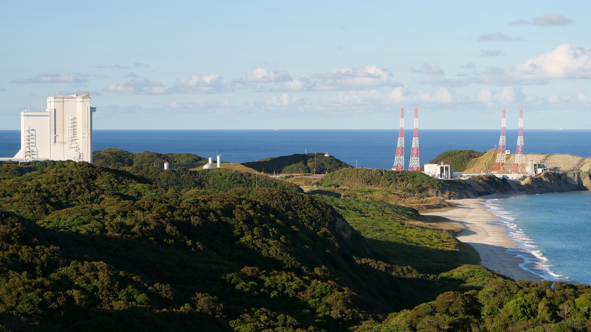 Weltraumbahnhof auf der Insel Tanegashima in Japan