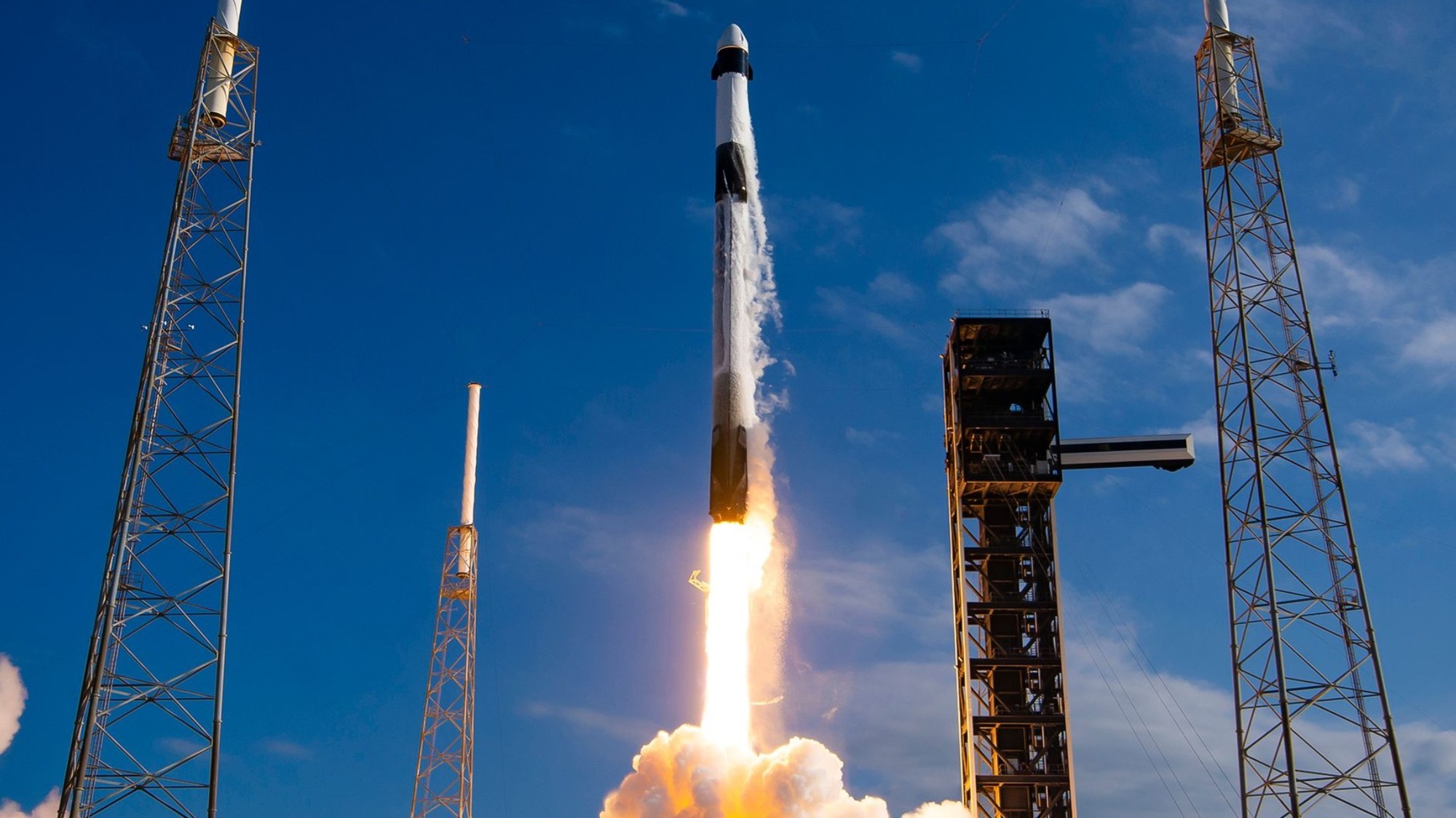 Das Experiment Laplace hebt mit einer Falcon 9-Rakete ab