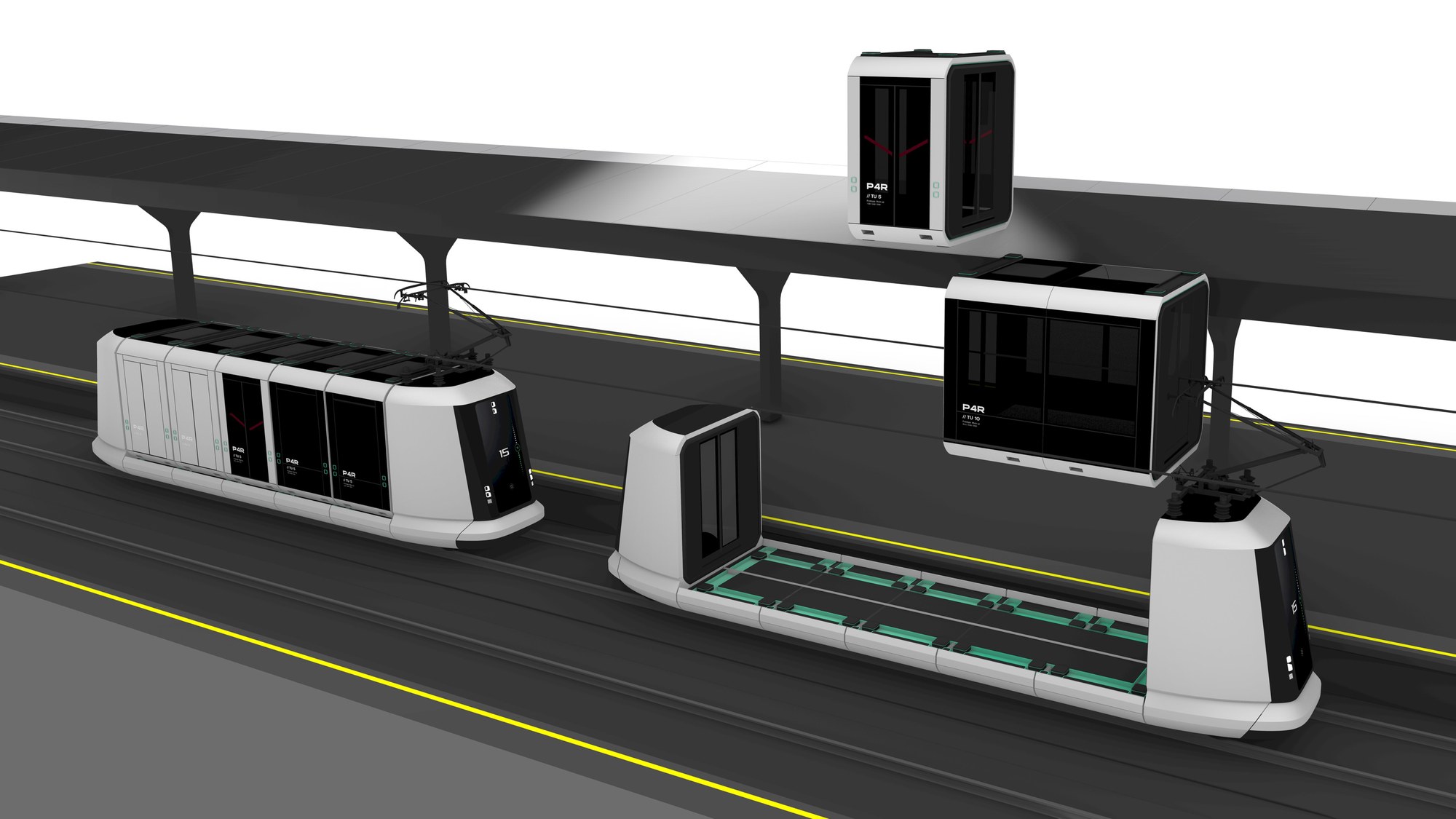 Beispiel-Zug für Pods4Rail