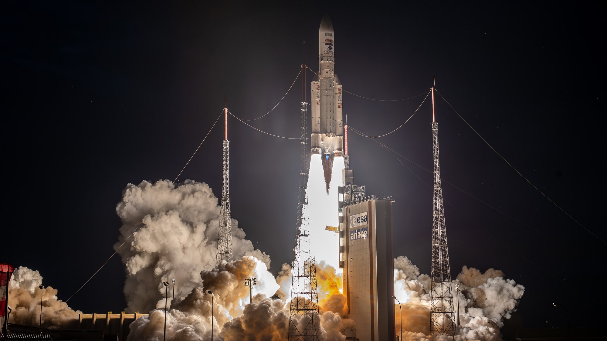 Start des Satelliten in Kourou