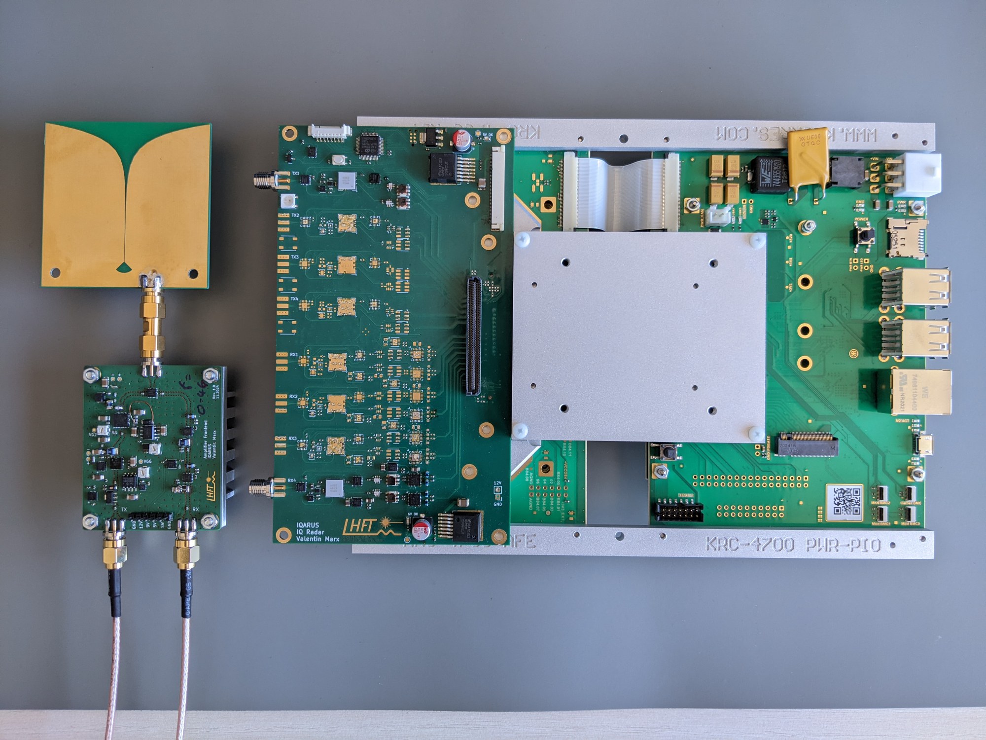 Prototyp eines Radartransponders aus dem Projekt RaTNOS
