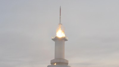 Start der Forschungsrakete TEXUS 49