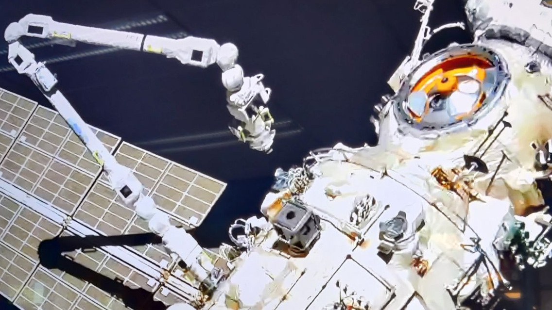 ERA, ein Roboterarm auf der ISS