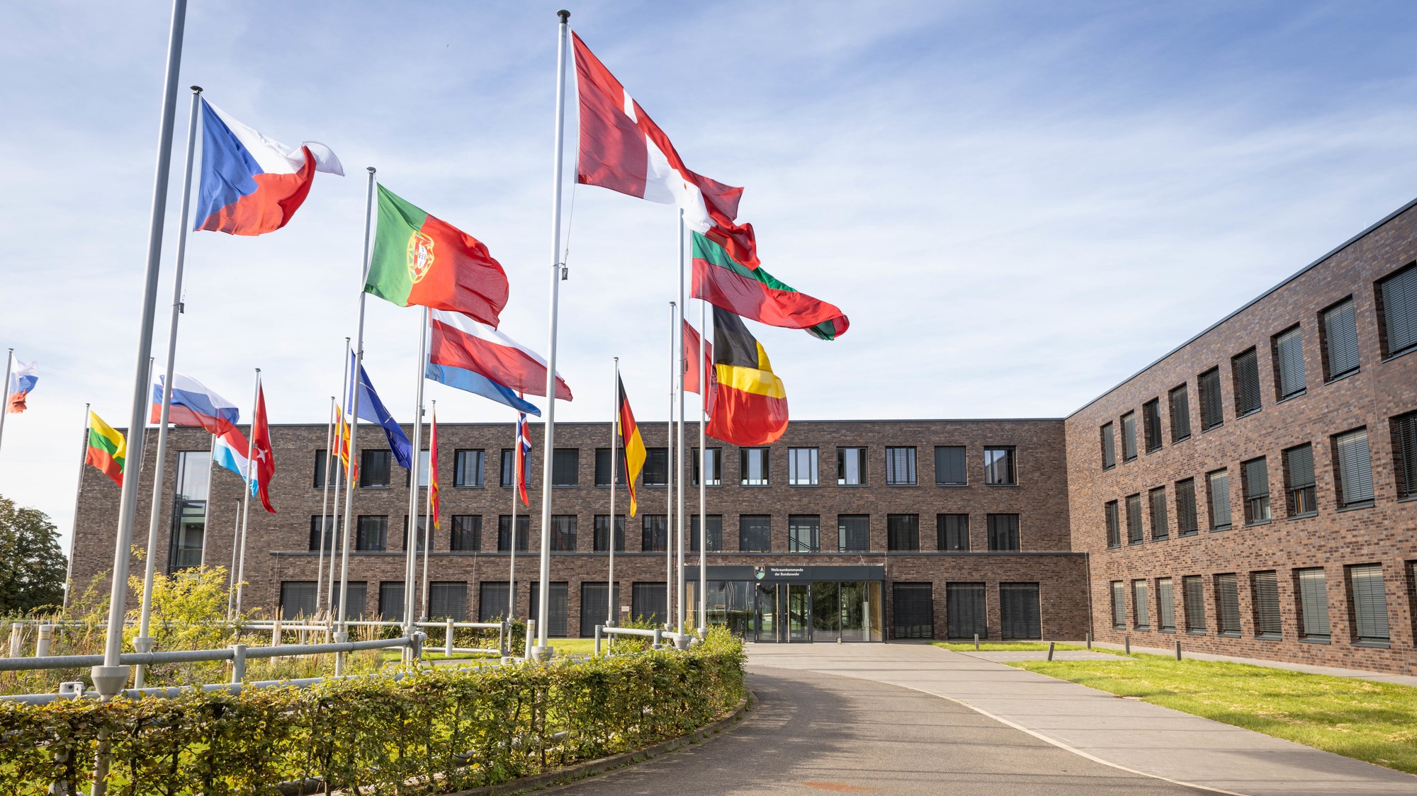 Das Weltraumlagezentrum in Uedem
