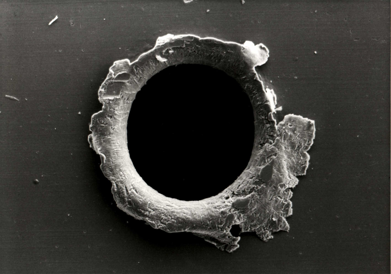 Einschlag von Weltraumschrott