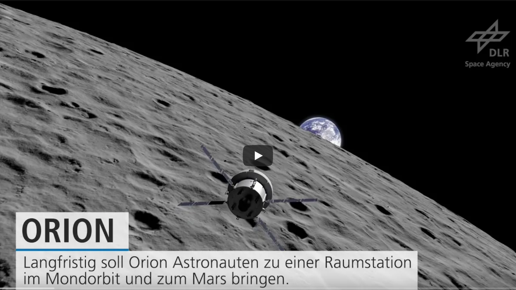 Vorschaubild Video: Raumfahrttechnik „Made in Germany“: Das europäische Servicemodul des Orion-Raumschiffs