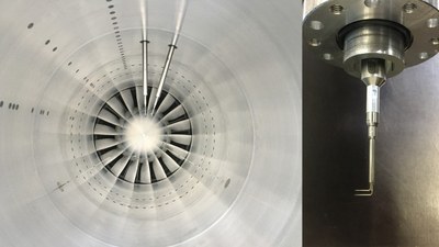 Die Mithilfe der Hitzdraht-Messtechnik untersucht die Triebwerksakustik die Turbulenzgüte von Windkanälen und überprüft die instationäre Strömungsstrukturen an schnell rotierenden Verdichtern.