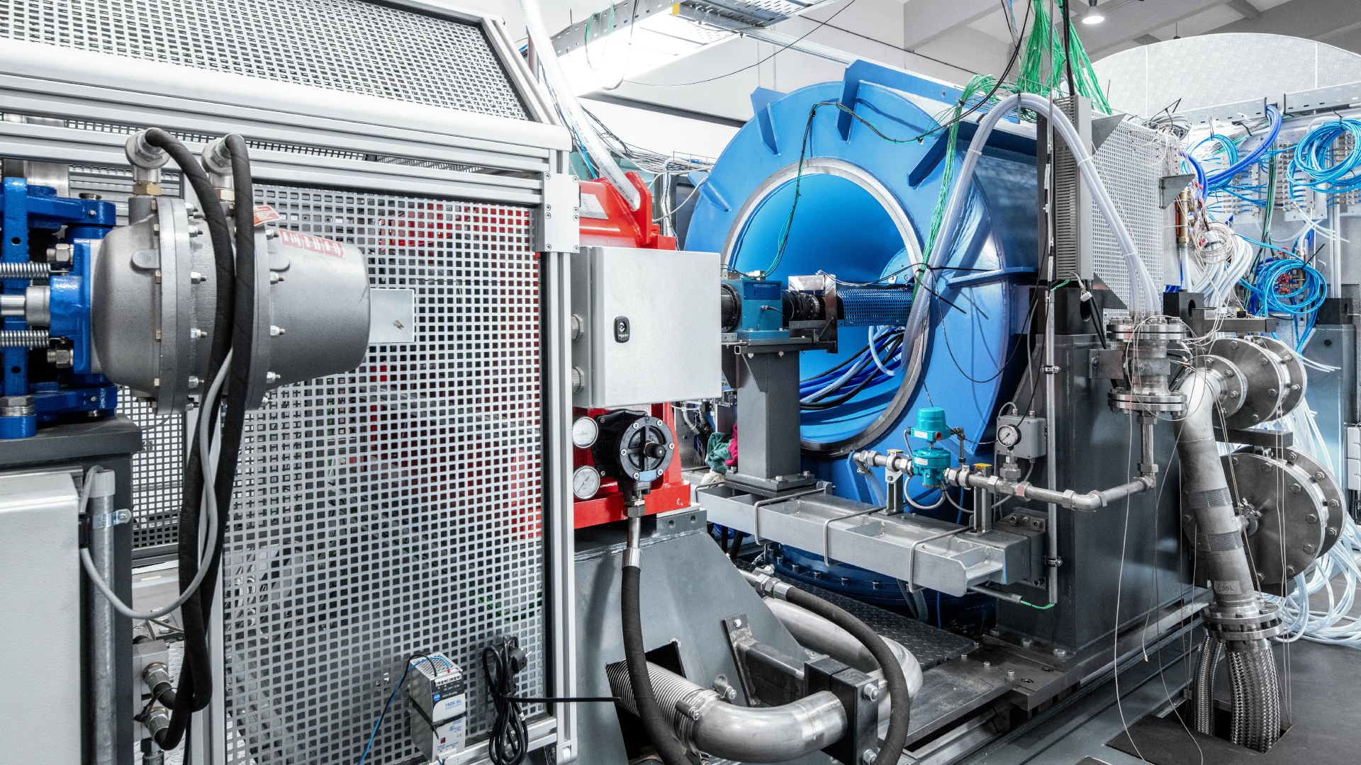 Next Generation Turbine: Der Prüfstand ist in der Lage, die wichtigsten Strömungsparameter einer zukünftigen Hochleistungsturbine zu simulieren.