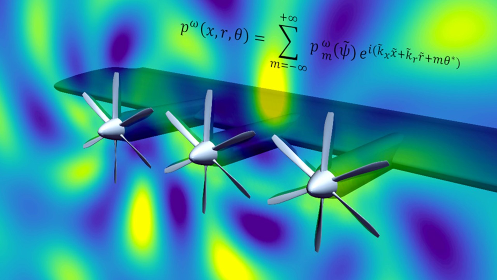 Das Simulationswerkzeug PropNoise prognostiziert den Lärm von Flugzeug-Turbofans und Open-Rotor-Triebwerken.