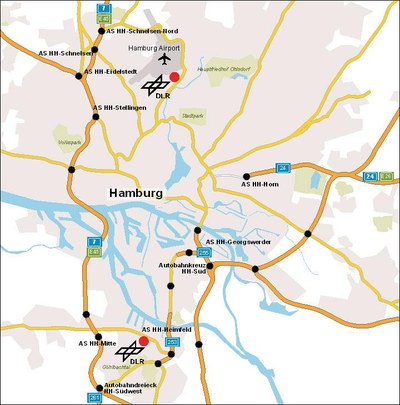 DLR Hamburg - Anreise