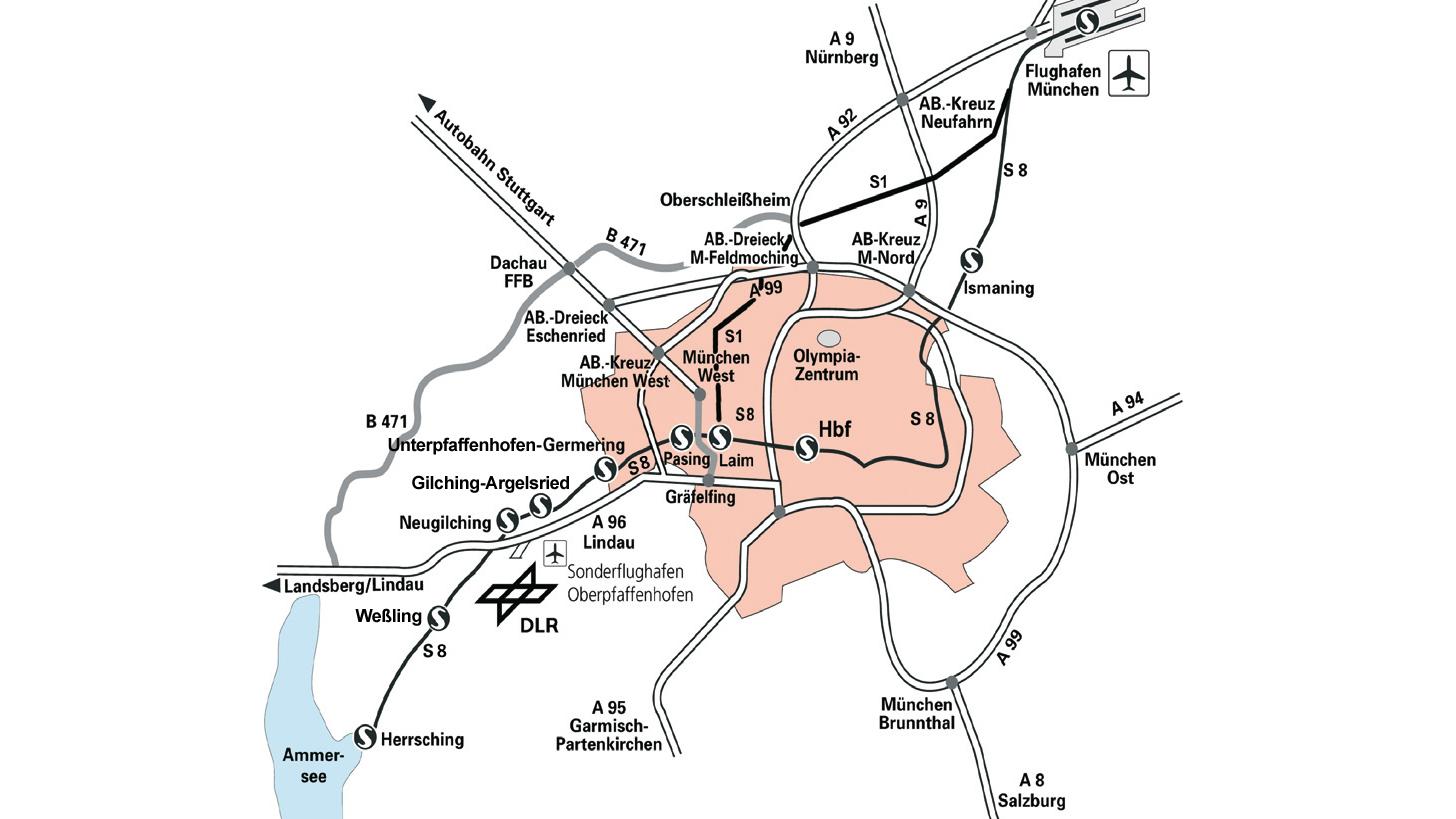 DLR Oberpfaffenhofen - Anreise