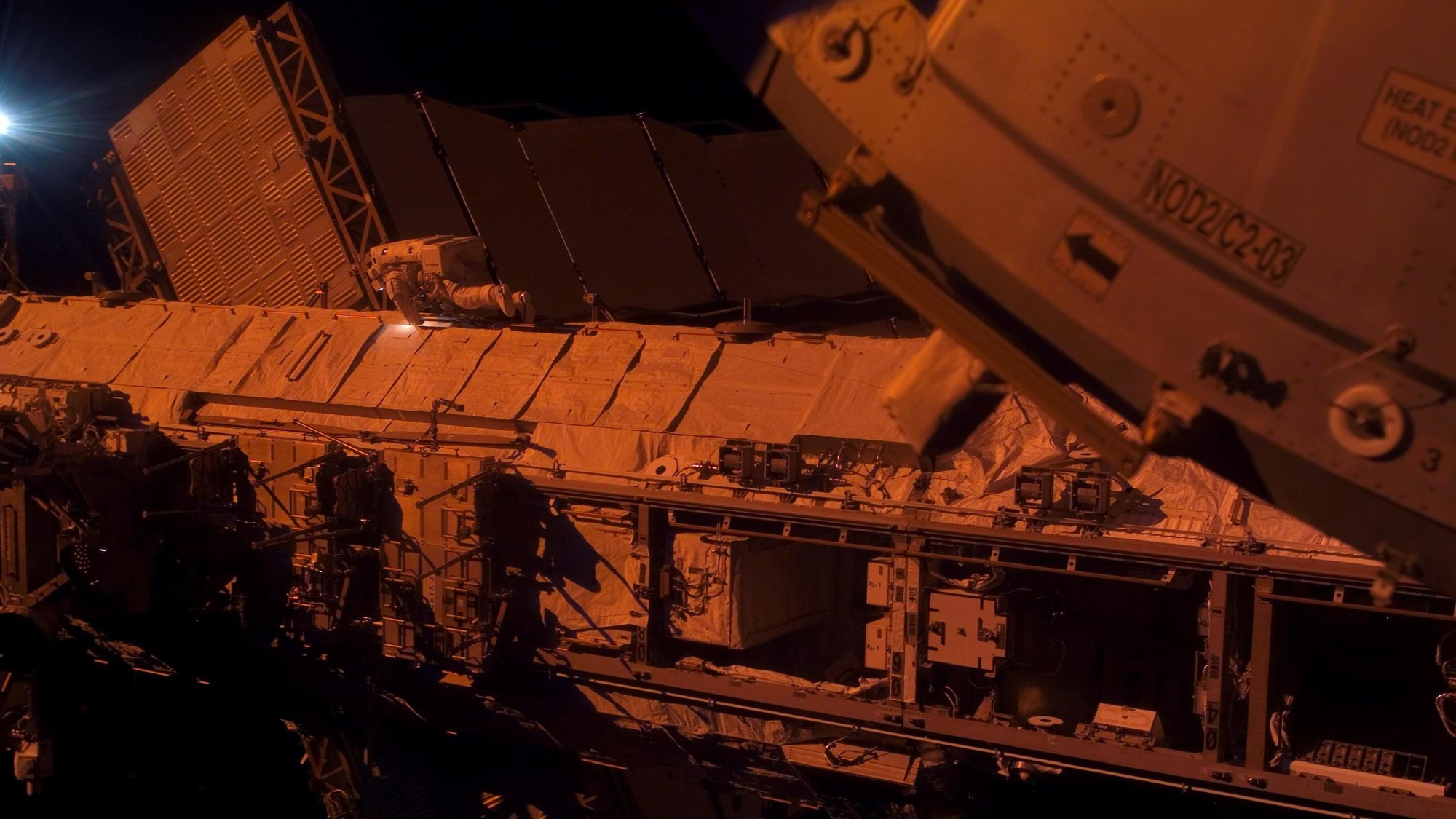 Kletterübungen in der Schwerelosigkeit