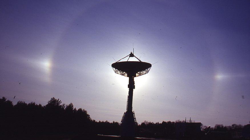 Halo-Erscheinung in Neustrelitz