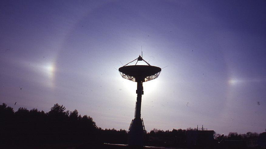 Halo-Erscheinung in Neustrelitz