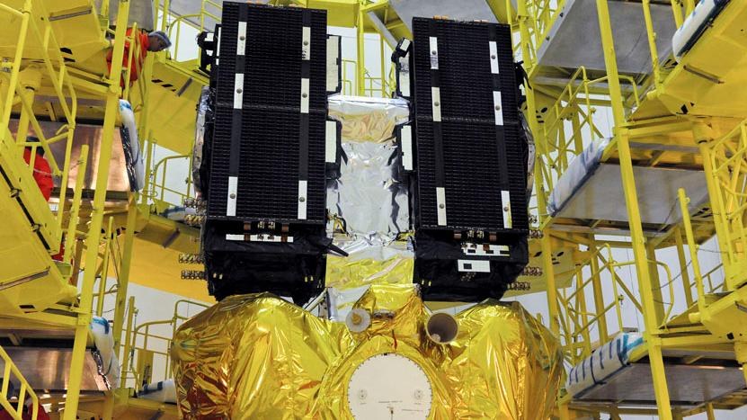 Galileo-Satelliten werden auf Fregat montiert